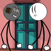 stickman_doors_and_island ហ្គេម